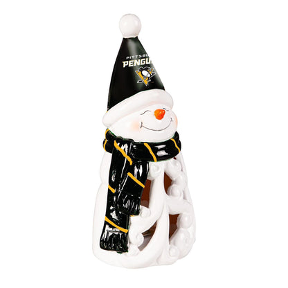 Pittsburgh Penguins 8" LED Snowman
