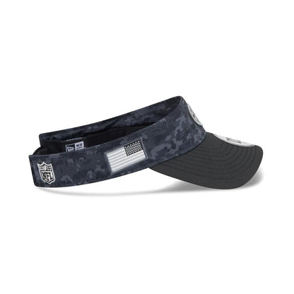 Pittsburgh Steelers New Era Black 2026 Salute To Service Adjustable Visor