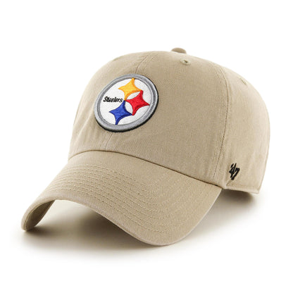 Pittsburgh Steelers Khaki '47 Clean Up Adjustable Hat