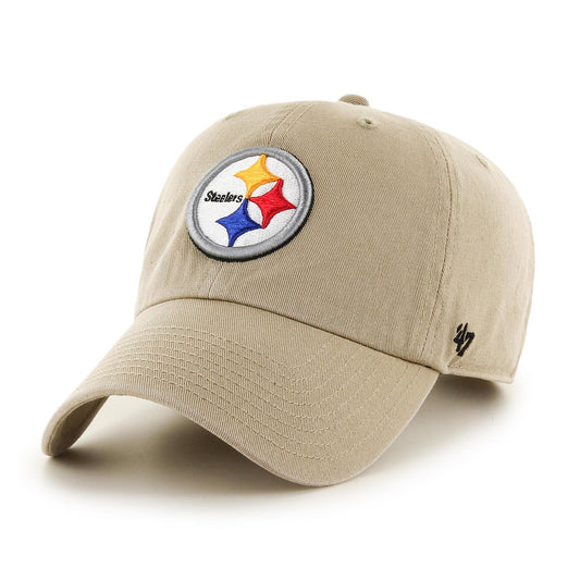 Pittsburgh Steelers Khaki '47 Clean Up Adjustable Hat