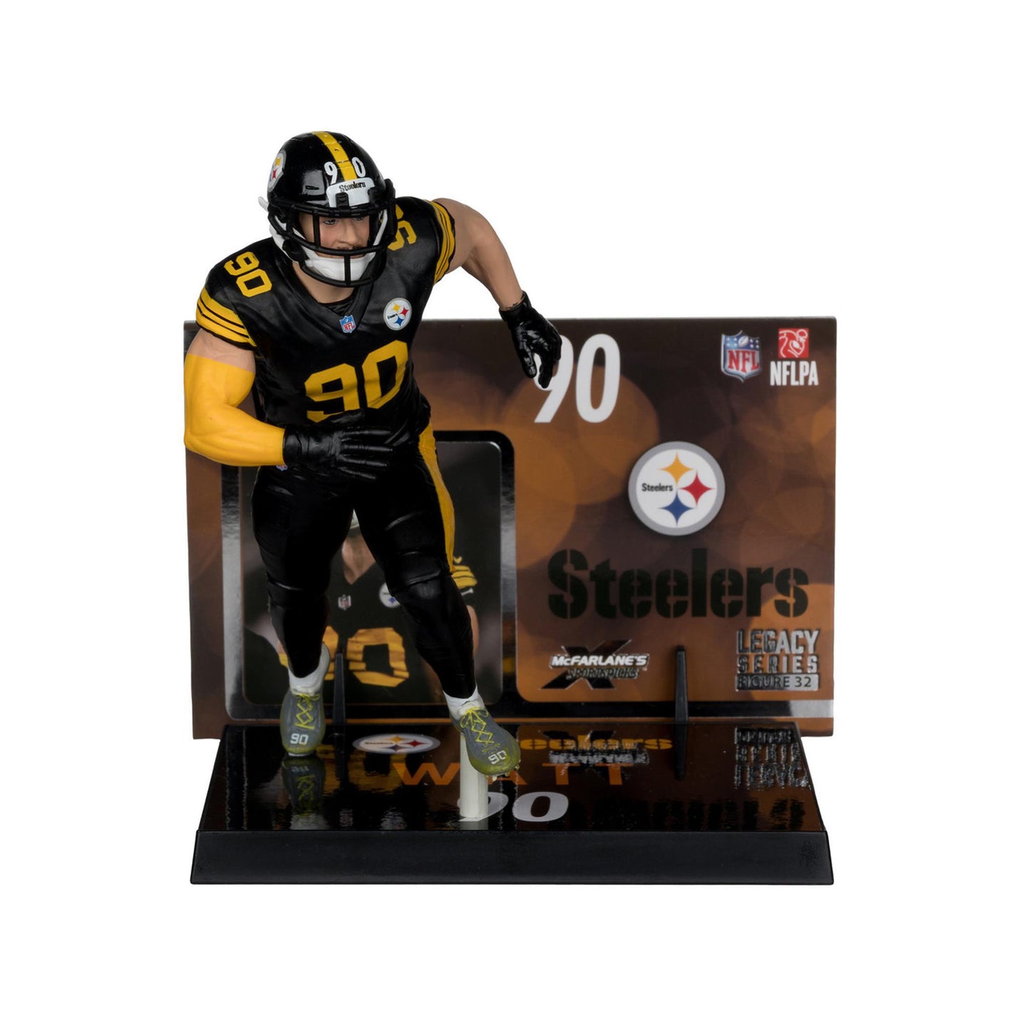 Pittsburgh Steelers TJ Watt w/Color Rush Uniform NFL 7" Figure