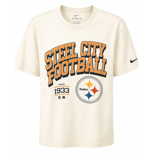Pittsburgh Steelers Steel City Football Tee