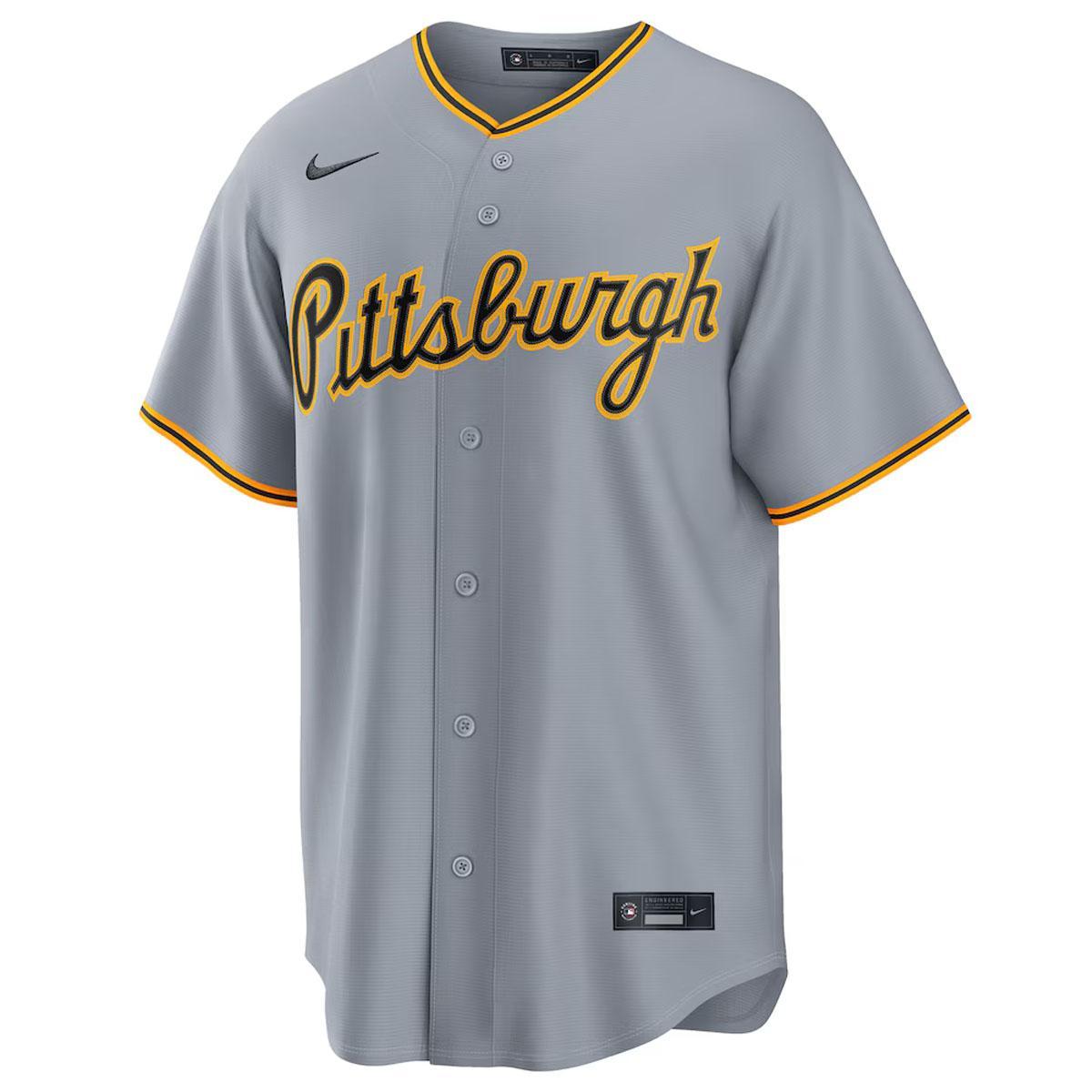 Paul Skenes #30 Pittsburgh Pirates Nike Gray Road Replica Jersey
