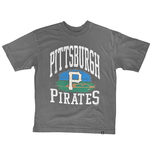 '47 Brand Pittsburgh Pirates Dark Grey Tee