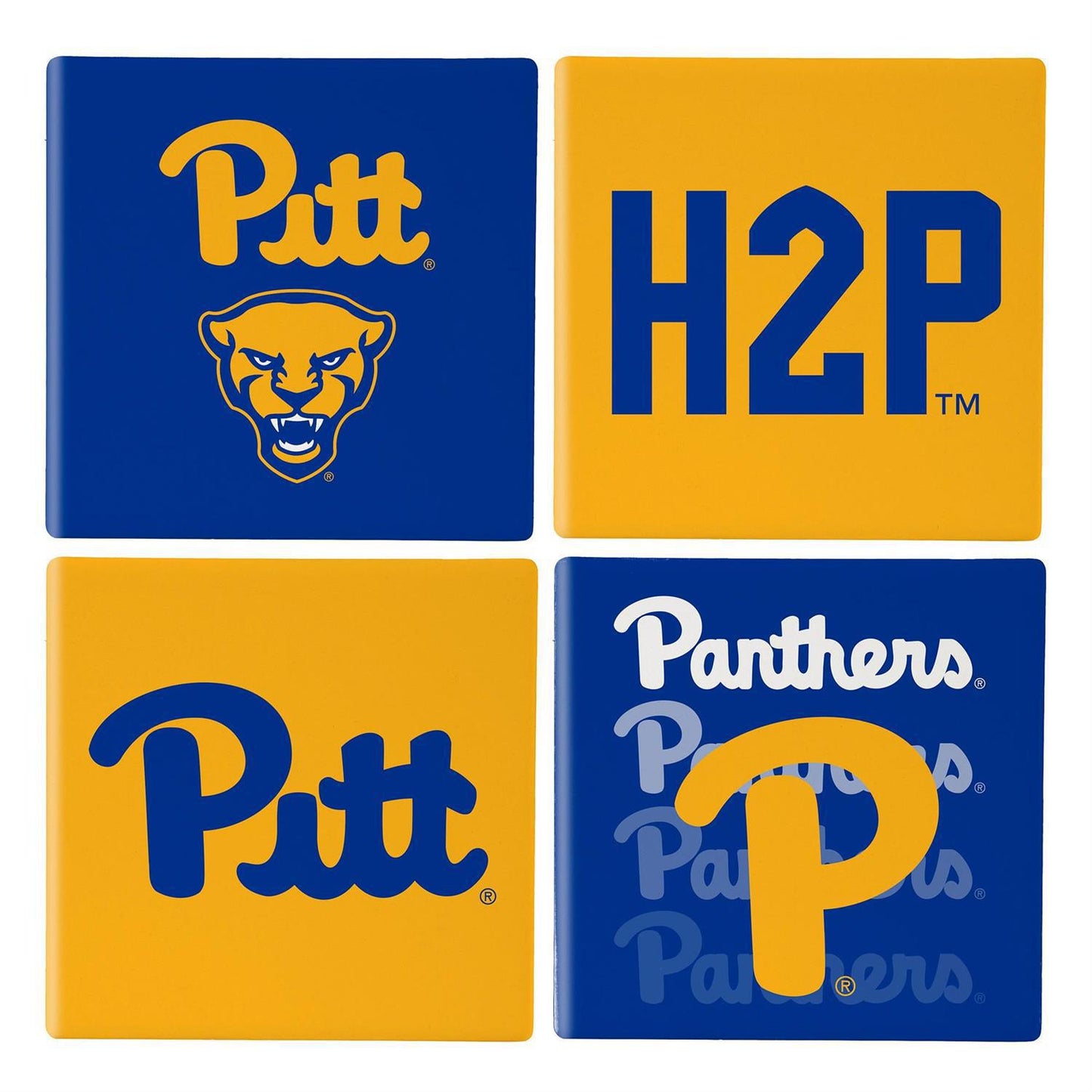 University of Pittsburgh Ceramic Coasters Set
