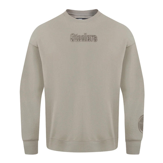 Pittsburgh Steelers Wingspan Drop Shoulder Fleece Crewneck