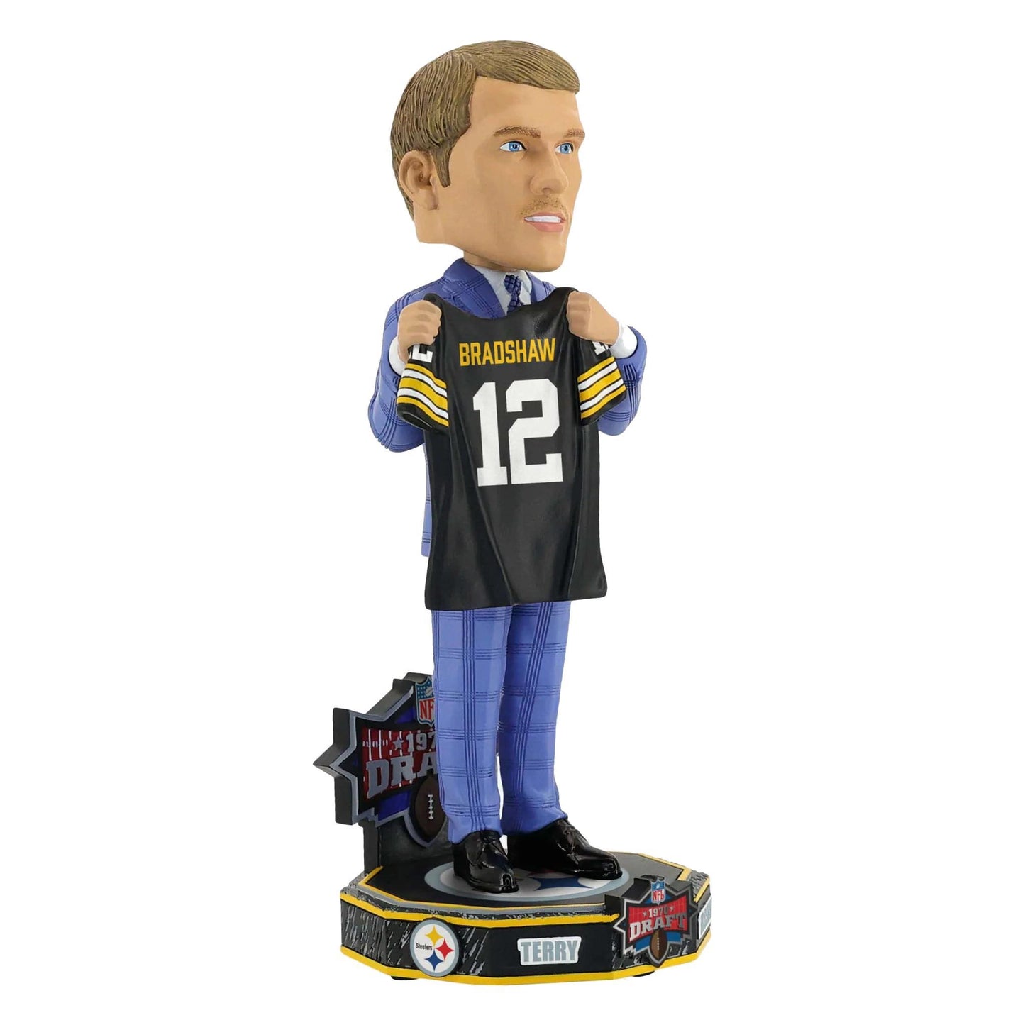 Terry Bradshaw Pittsburgh Steelers 1970 NFL Draft Pick Bobblehead