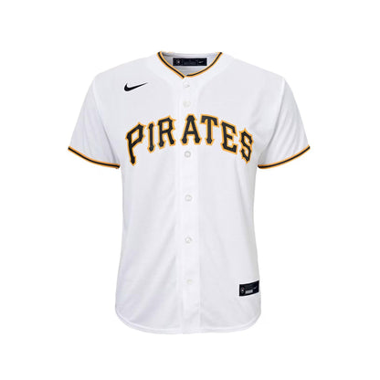 Bryan Reynolds #10 Nike Pittsburgh Pirates Youth White Home Replica Jersey