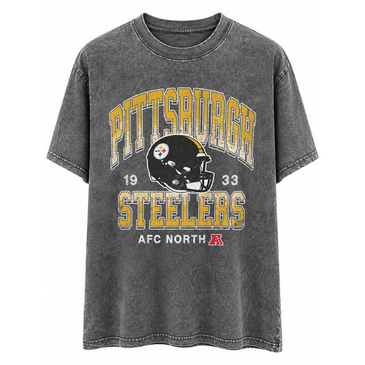 Pittsburgh Steelers Relaxed Fit Oversized Women's Vintage Tee