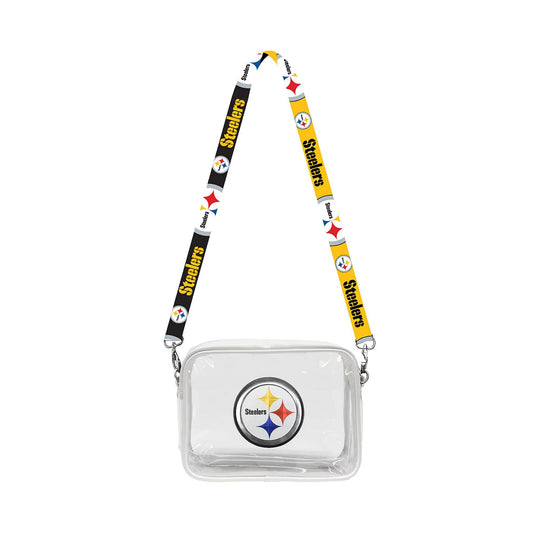 Pittsburgh Steelers NFL 3D Logo Clear Fanny Fan Purse