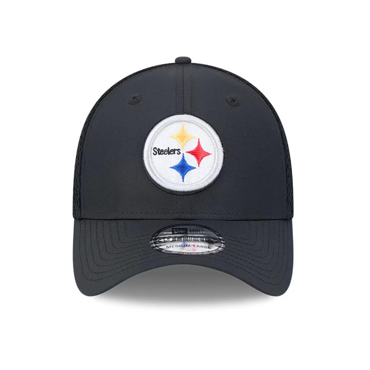 New Era Pittsburgh Steelers Mens Black Team Tone 39THIRTY Flex Hat