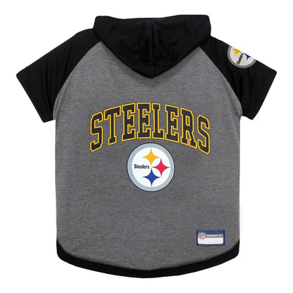 Pets First NFL Pittsburgh Steelers Hoodie Dog & Cat Tee
