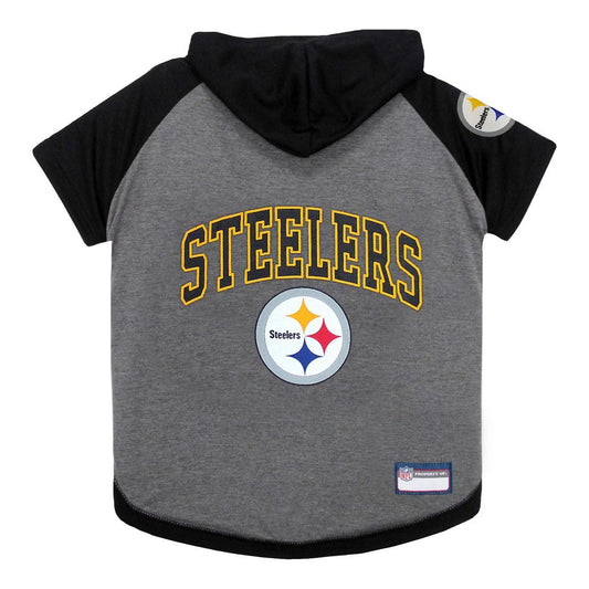 Pets First NFL Pittsburgh Steelers Hoodie Dog & Cat Tee