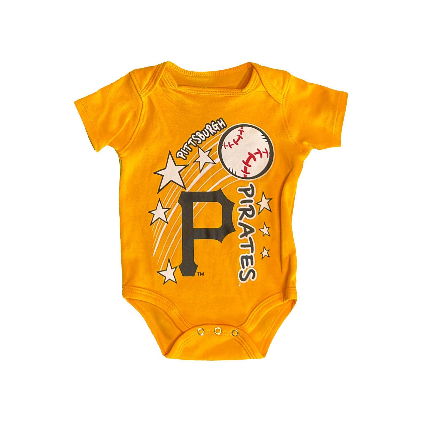 Pittsburgh Pirates Caught Napping 3-Piece Infant Creeper Set