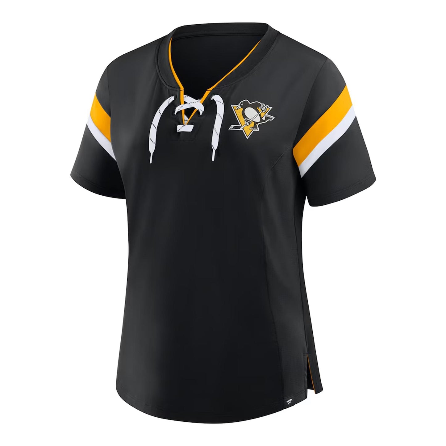 Women's Pittsburgh Penguins Fanatics Black Offside Athena Tee