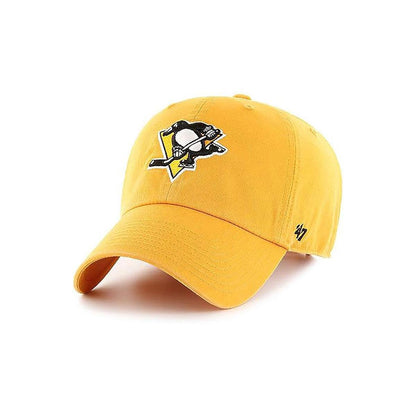 Pittsburgh Penguins Gold '47 Clean Up Adjustable Hat