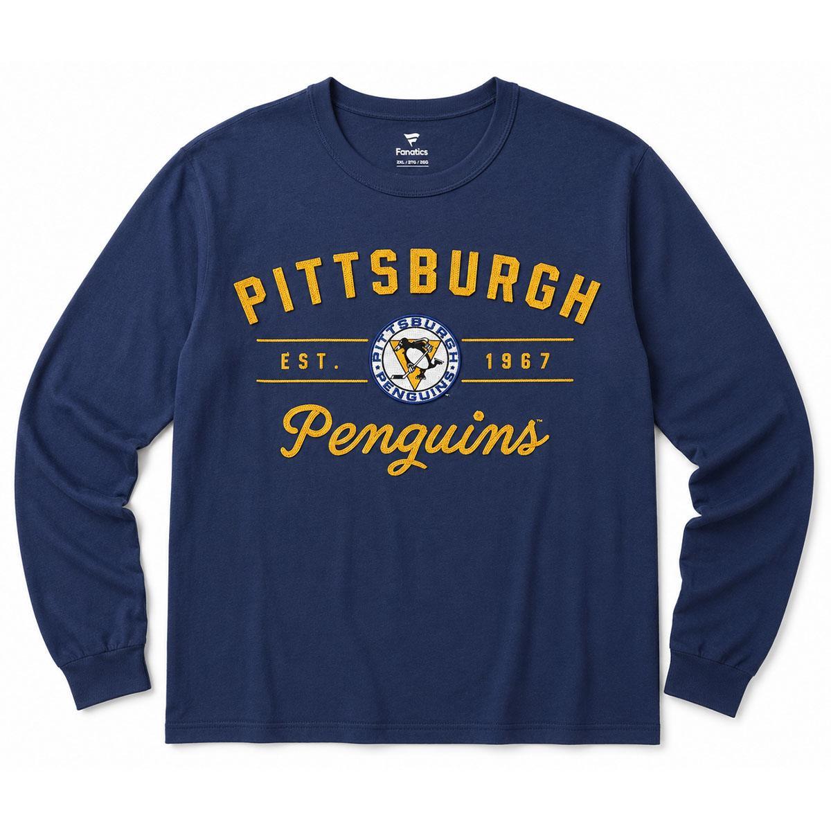 Pittsburgh Penguins 1967 Chain Stitched Long Sleeve