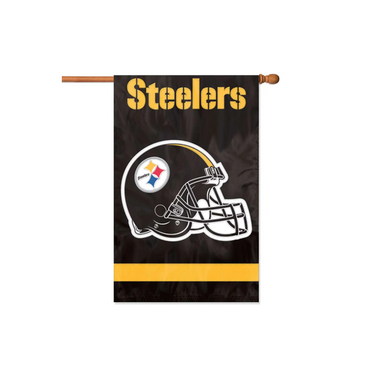 Pittsburgh Steelers 2-Sided Applique Flag