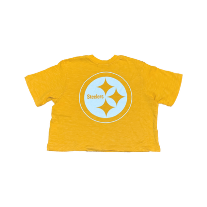 Women's Pittsburgh Steelers Gold Crop Top