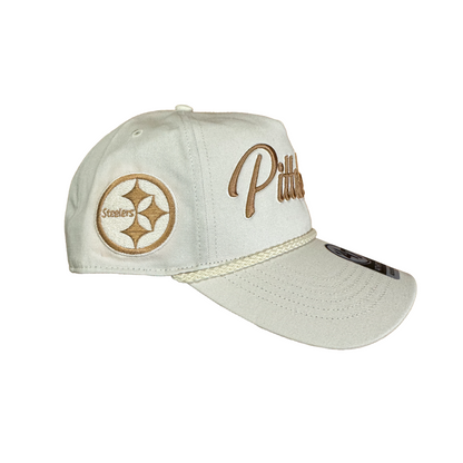 ‘47 Adult Pittsburgh Steelers Overhand Hitch Adjustable Hat