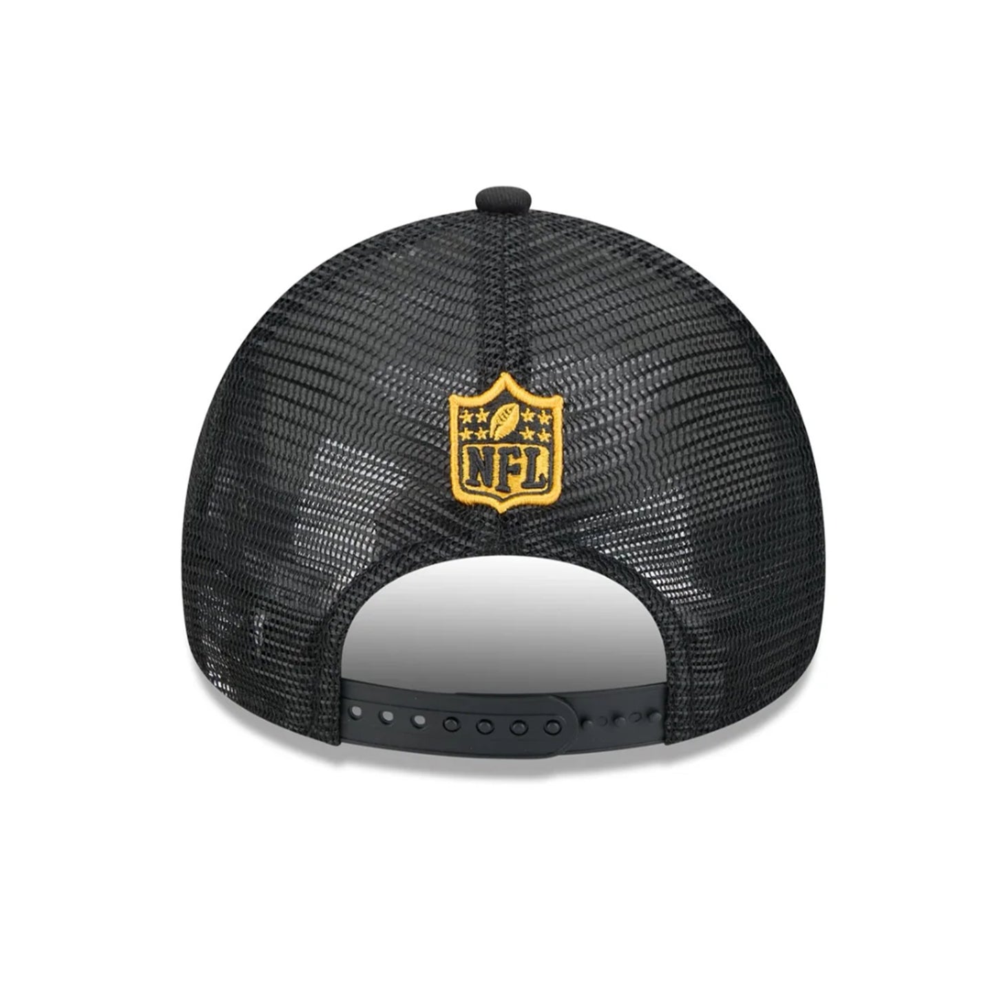 Pittsburgh Steelers 2024 Sideline Historic 9FORTY A-Frame Trucker Adjustable Hat