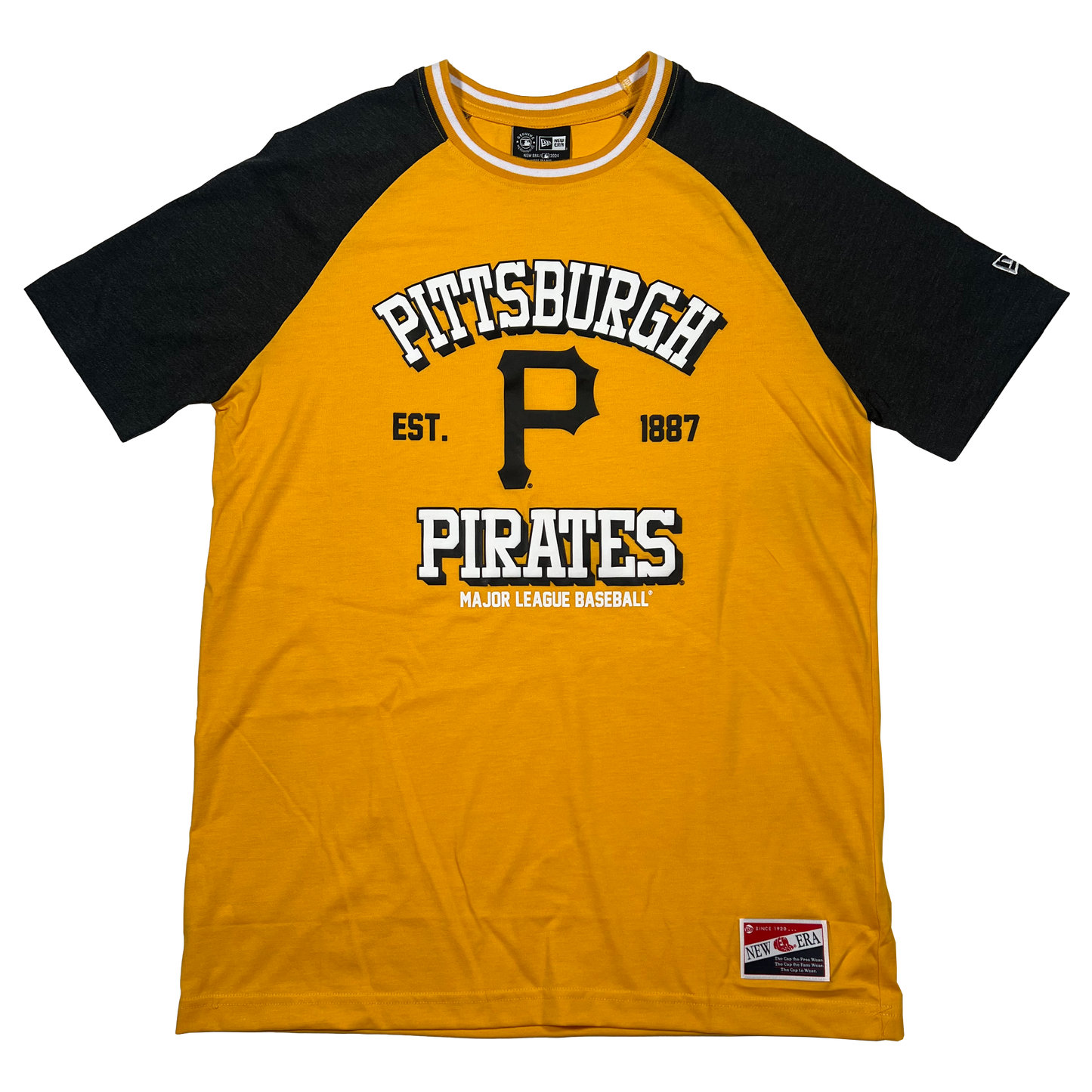 New Era Pittsburgh Pirates EST. 1887 Ringer Tee