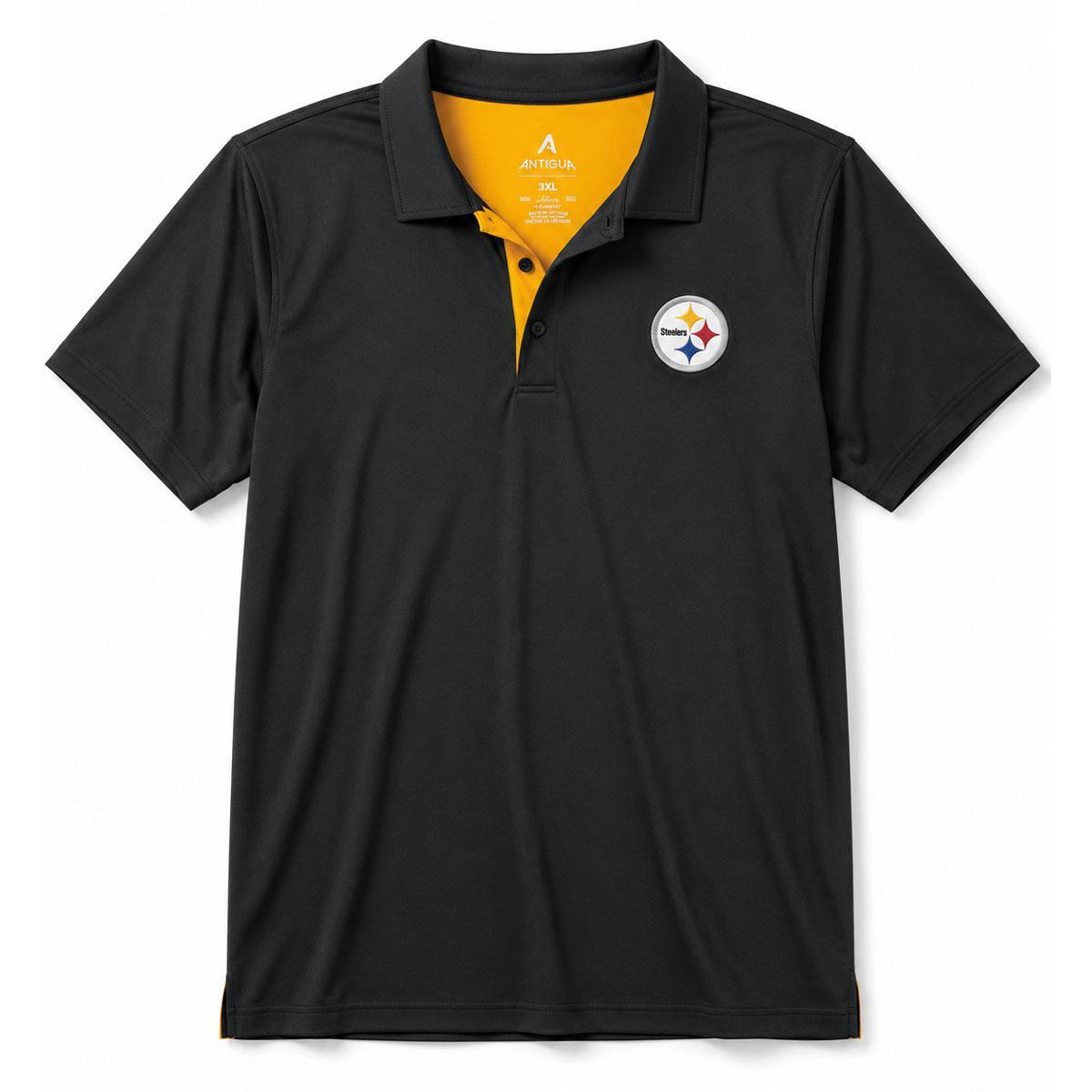 Pittsburgh Steelers Logo Antigua Era Polo