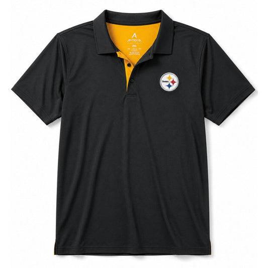 Pittsburgh Steelers Logo Antigua Era Polo