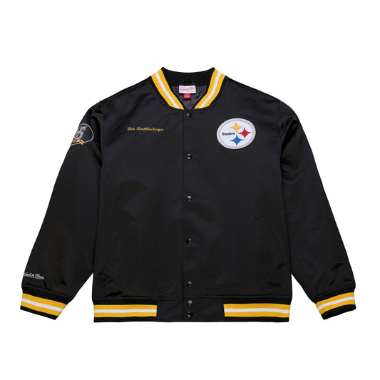 Mitchell & Ness Ben Roethlisberger #7 Lightweight Satin Jacket