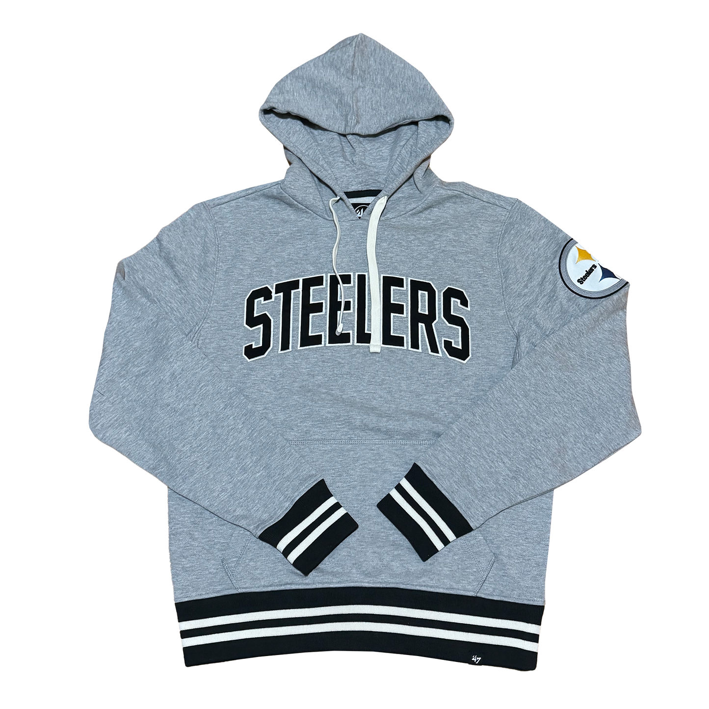 Pittsburgh Steelers Men's '47 Eastport Pullover Fleece Hoodie