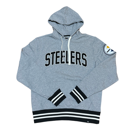 Pittsburgh Steelers Men's '47 Eastport Pullover Fleece Hoodie