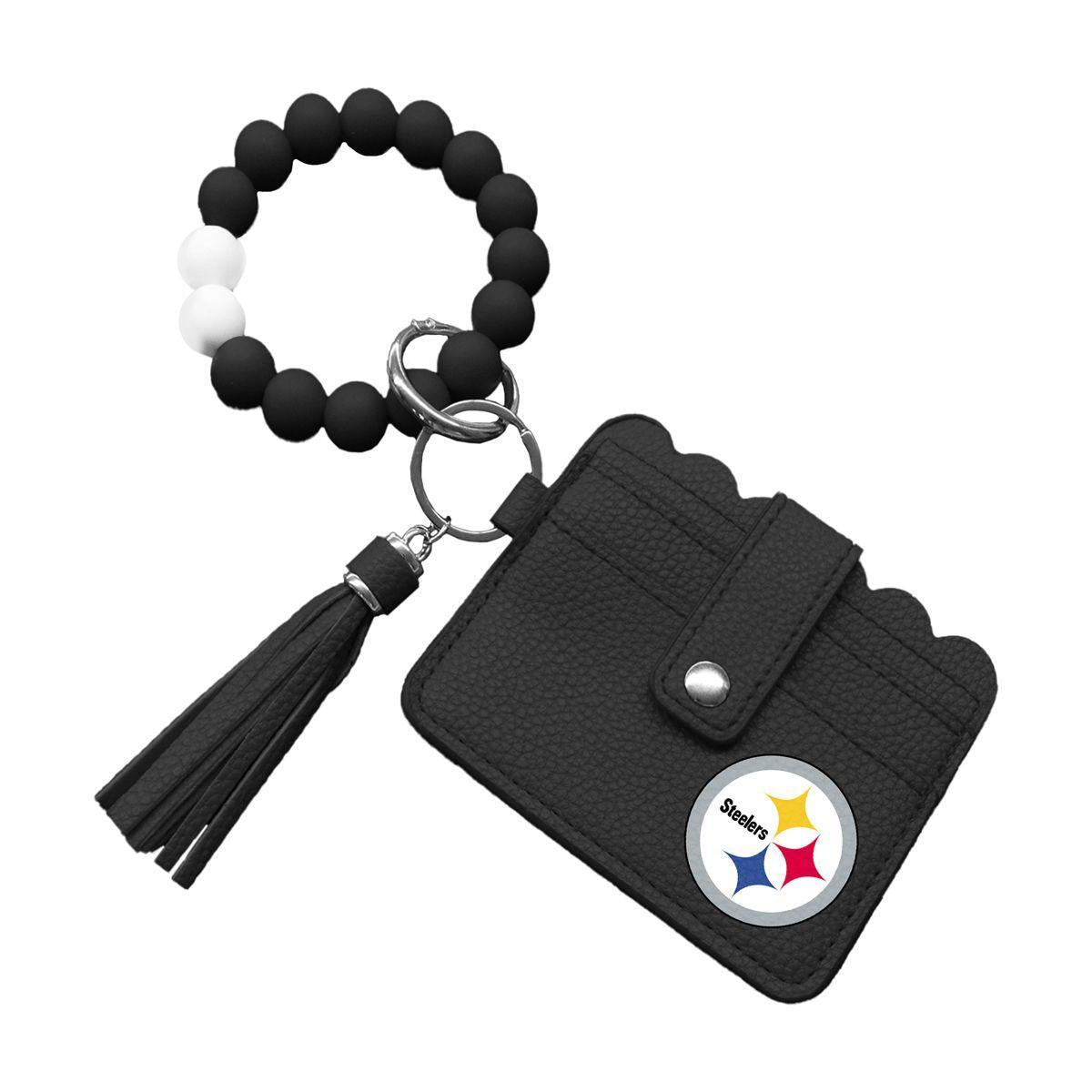 Pittsburgh Steelers Beaded Bracelet Wallet