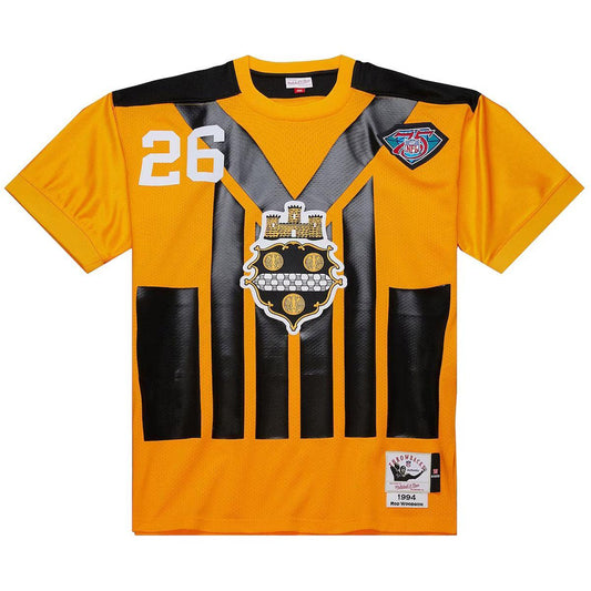 Rod Woodson #26 Pittsburgh Steelers 1994 Mitchell & Ness Gold Authentic Throwback Retired Player Jersey