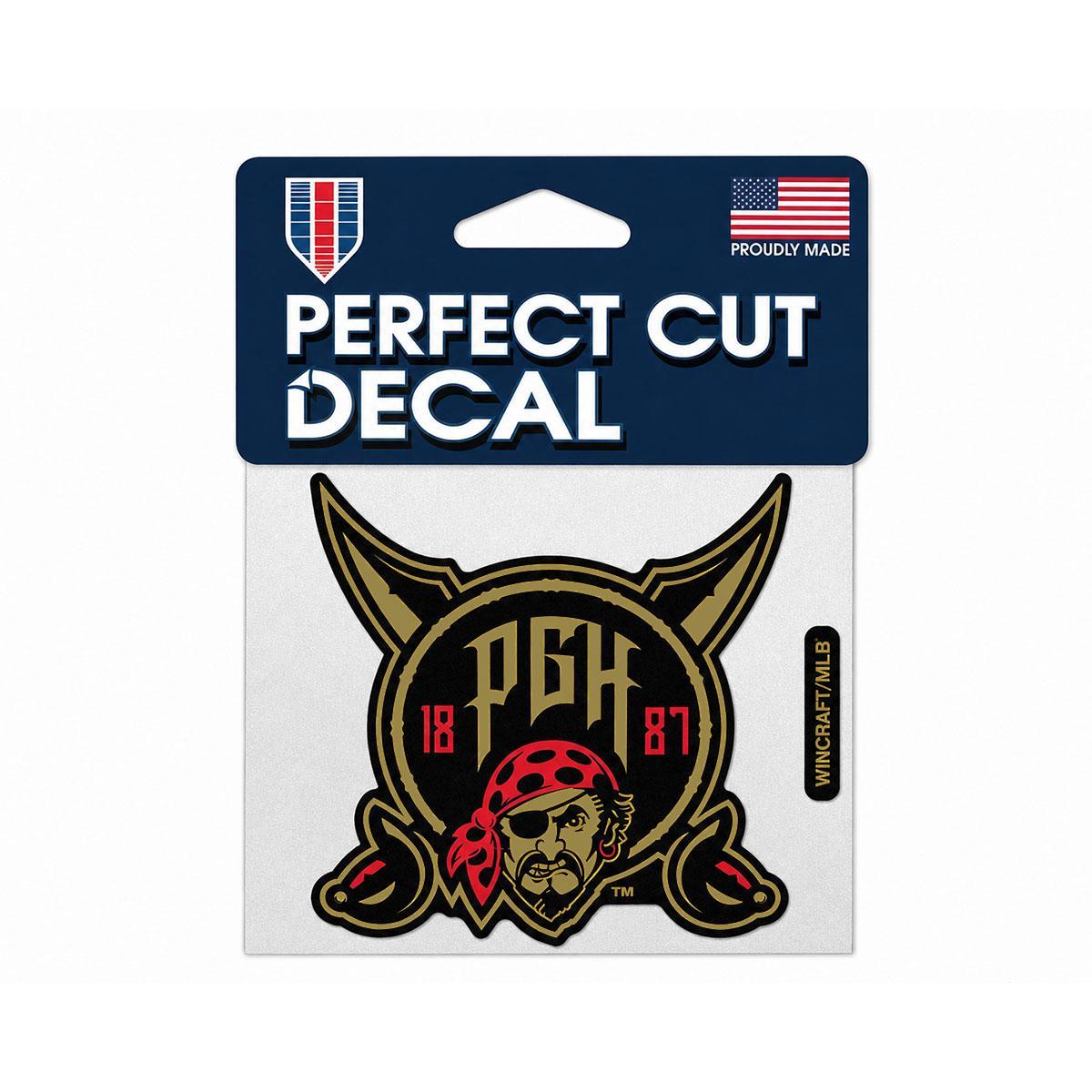 Pittsburgh Pirates 4x4" City Connect Perfect Cut Decal