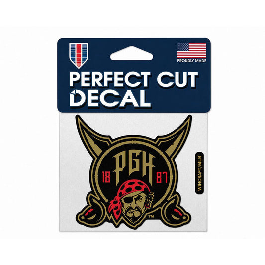 Pittsburgh Pirates 4x4" City Connect Perfect Cut Decal
