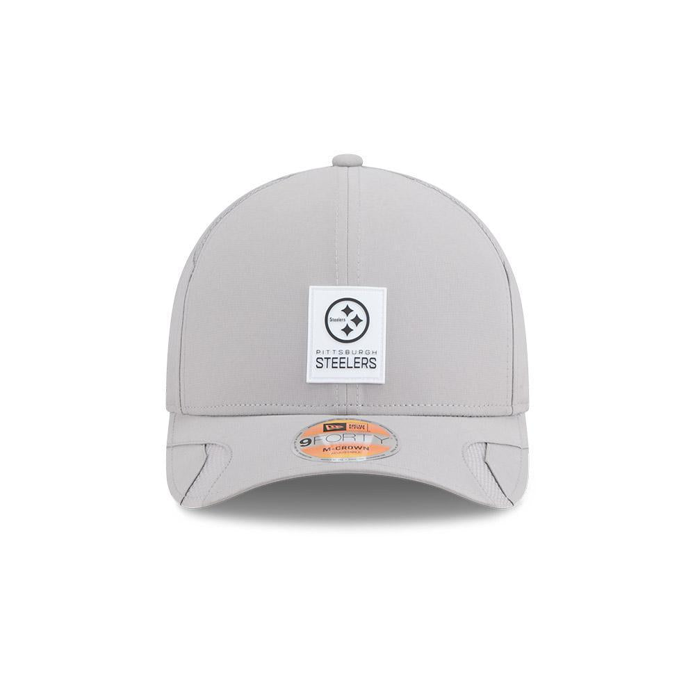 Pittsburgh Steelers New Era 9FORTY Grey Sideline Hat