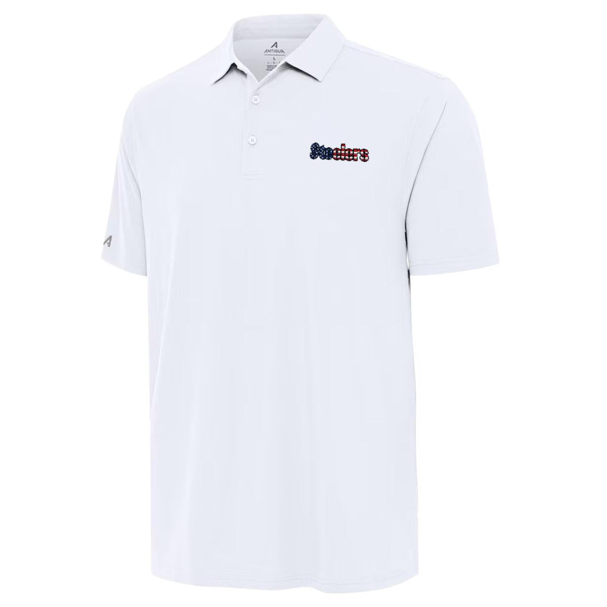 Pittsburgh Steelers Antigua Stars & Stripes Era Polo