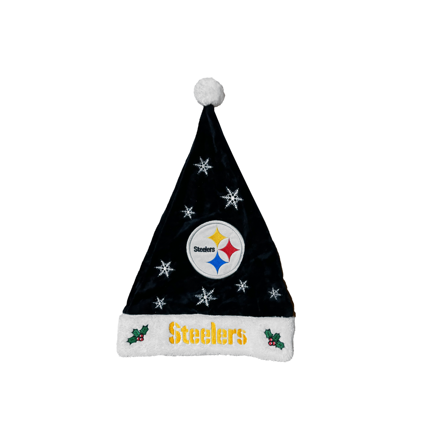 Pittsburgh Steelers High End Santa Hat