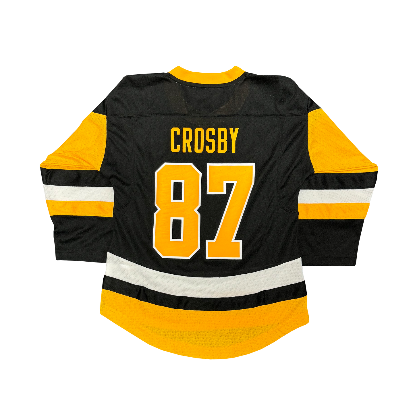 Youth Pittsburgh Penguins Sidney Crosby Black Captain Patch Home Replica Player Jersey