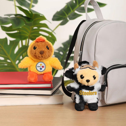 Pittsburgh Steelers FOOCOOS Plush Bag Charm Keychain Blind Box Series 1