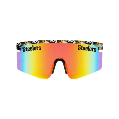 Pittsburgh Steelers Floral Large Frame Sunglasses