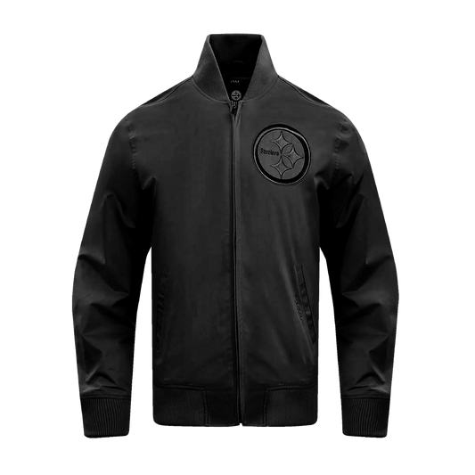 Pittsburgh Steelers Black Pro Standard Neutrals Twill Jacket