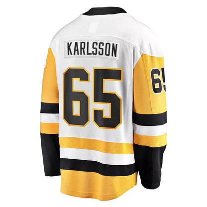 Erik Karlsson #65 Pittsburgh Penguins Fanatics Away Breakaway Jersey