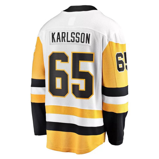 Erik Karlsson #65 Pittsburgh Penguins Fanatics Away Breakaway Jersey