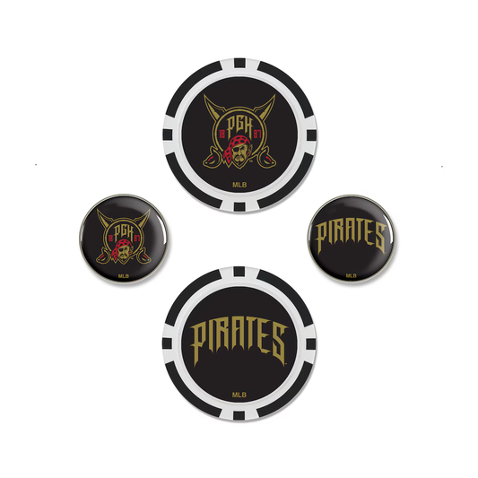 Pittsburgh Pirates WinCraft 2026 City Connect 4-Piece Ball Marker Set