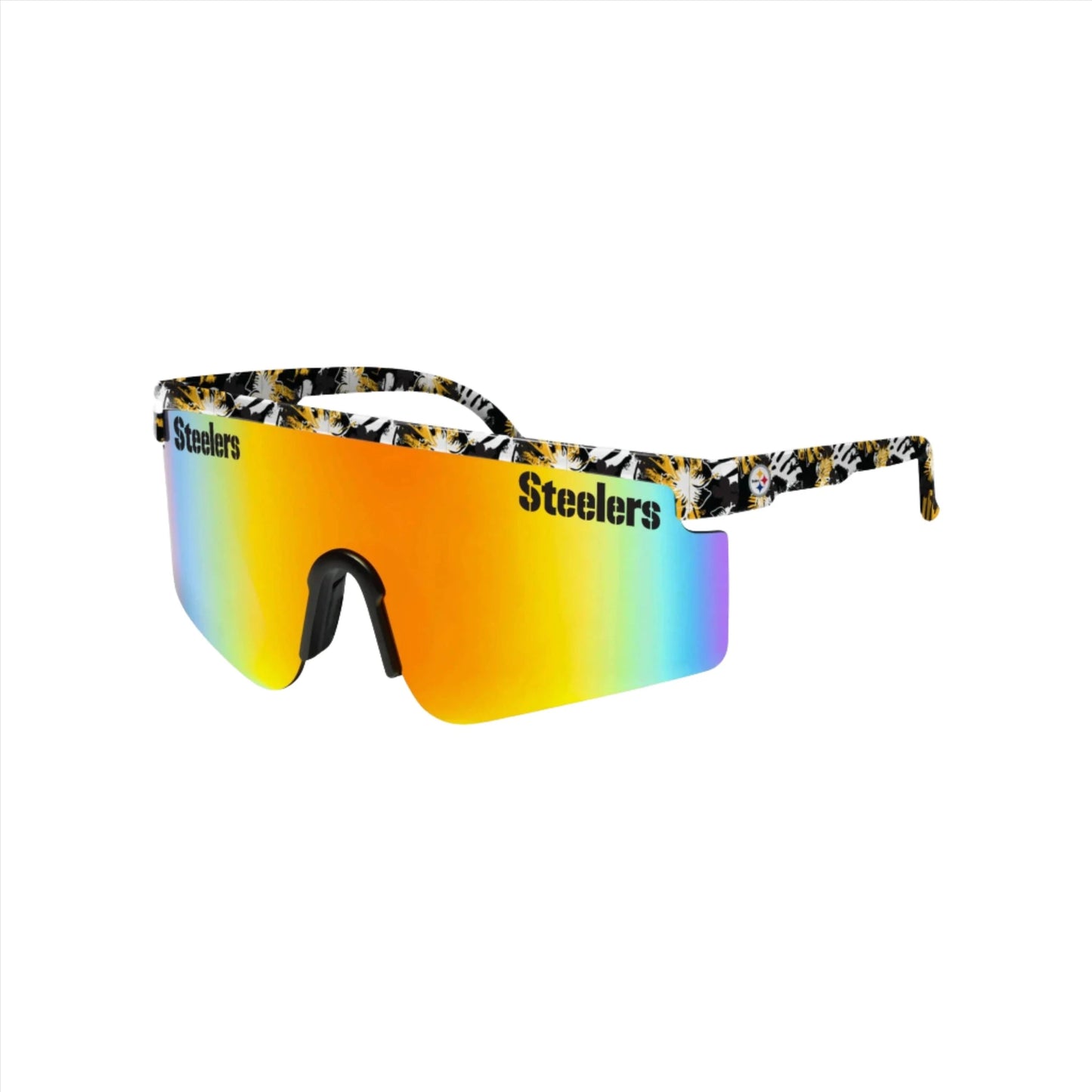 Pittsburgh Steelers Floral Large Frame Sunglasses