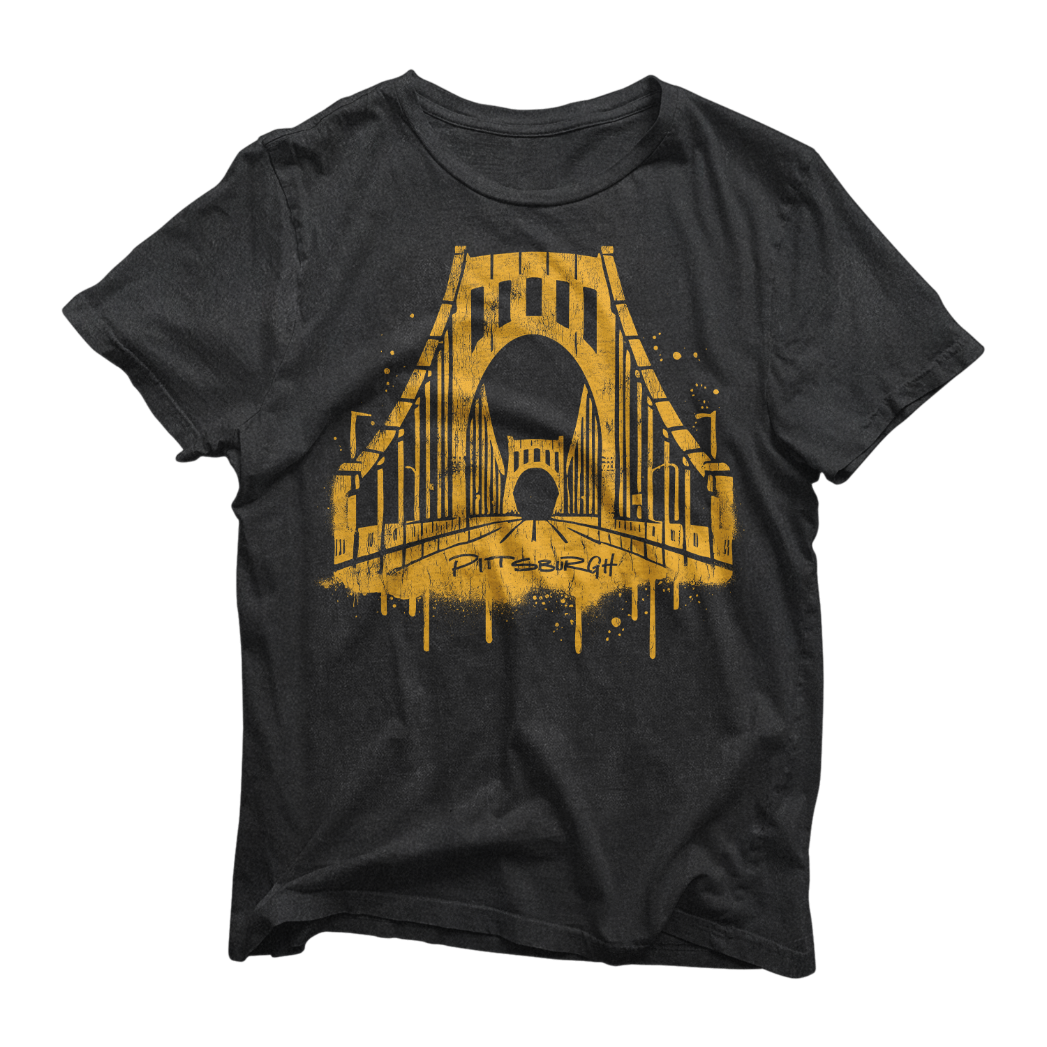 Key Bridge Tee Graffiti Bridge Tee – Definitely You Pittsburgh