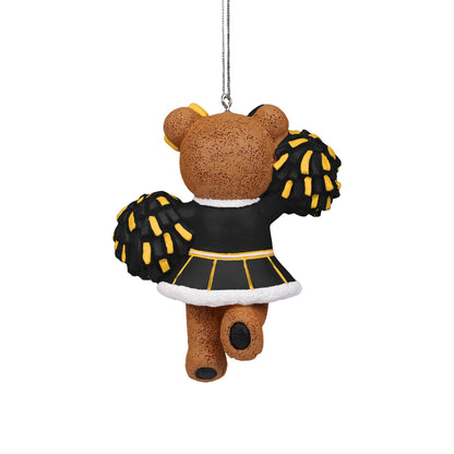 Pittsburgh Penguins Cheerleader Bear Ornament