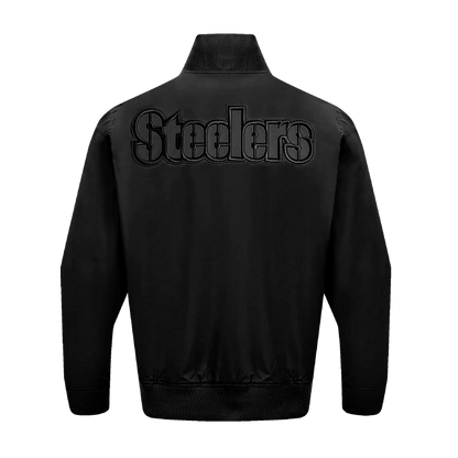 Pittsburgh Steelers Black Pro Standard Neutrals Twill Jacket