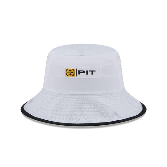 Pittsburgh Steelers New Era Pack Color Rush Logo Bucket Hat
